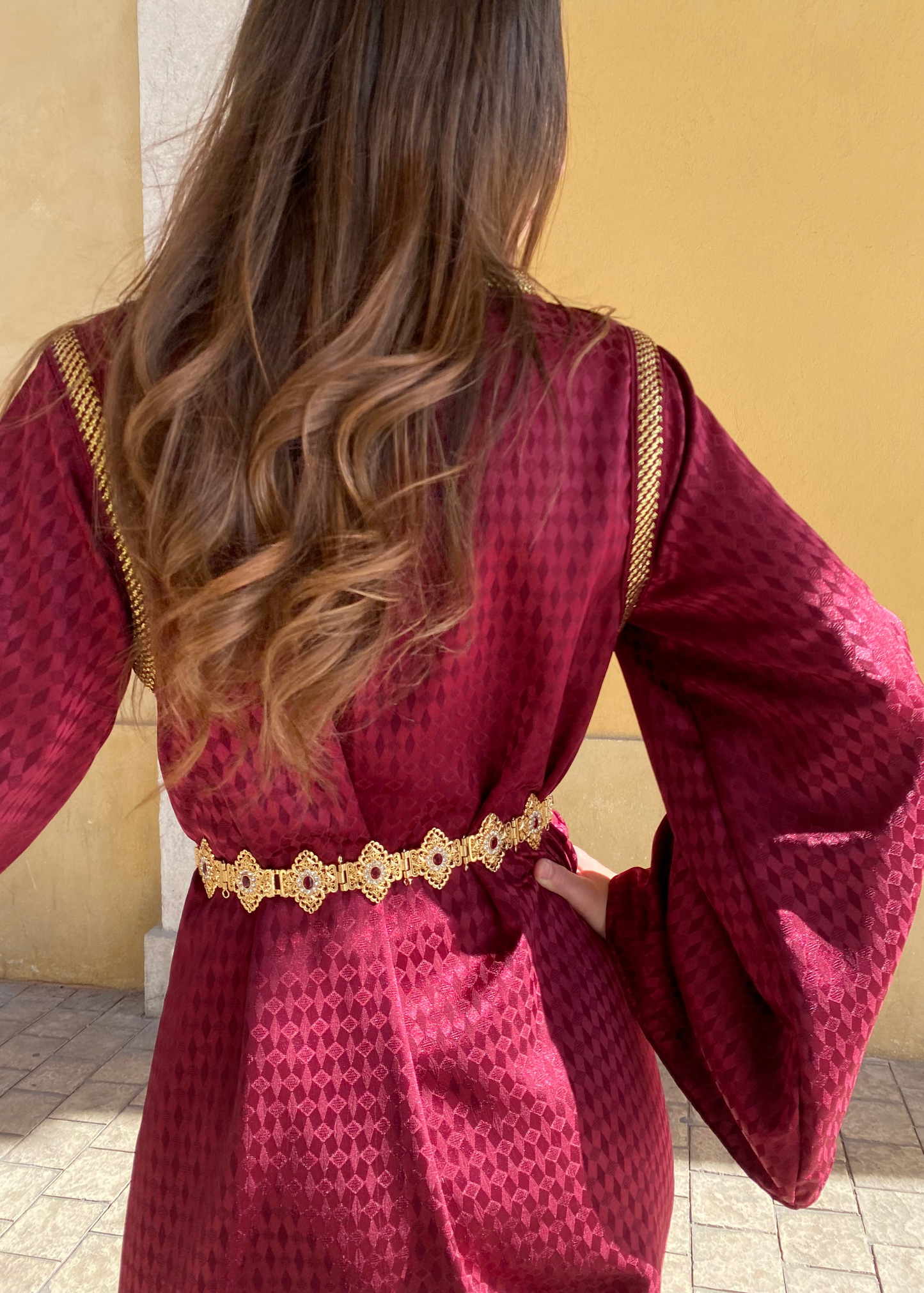CAFTAN BORDEAU - MALAK