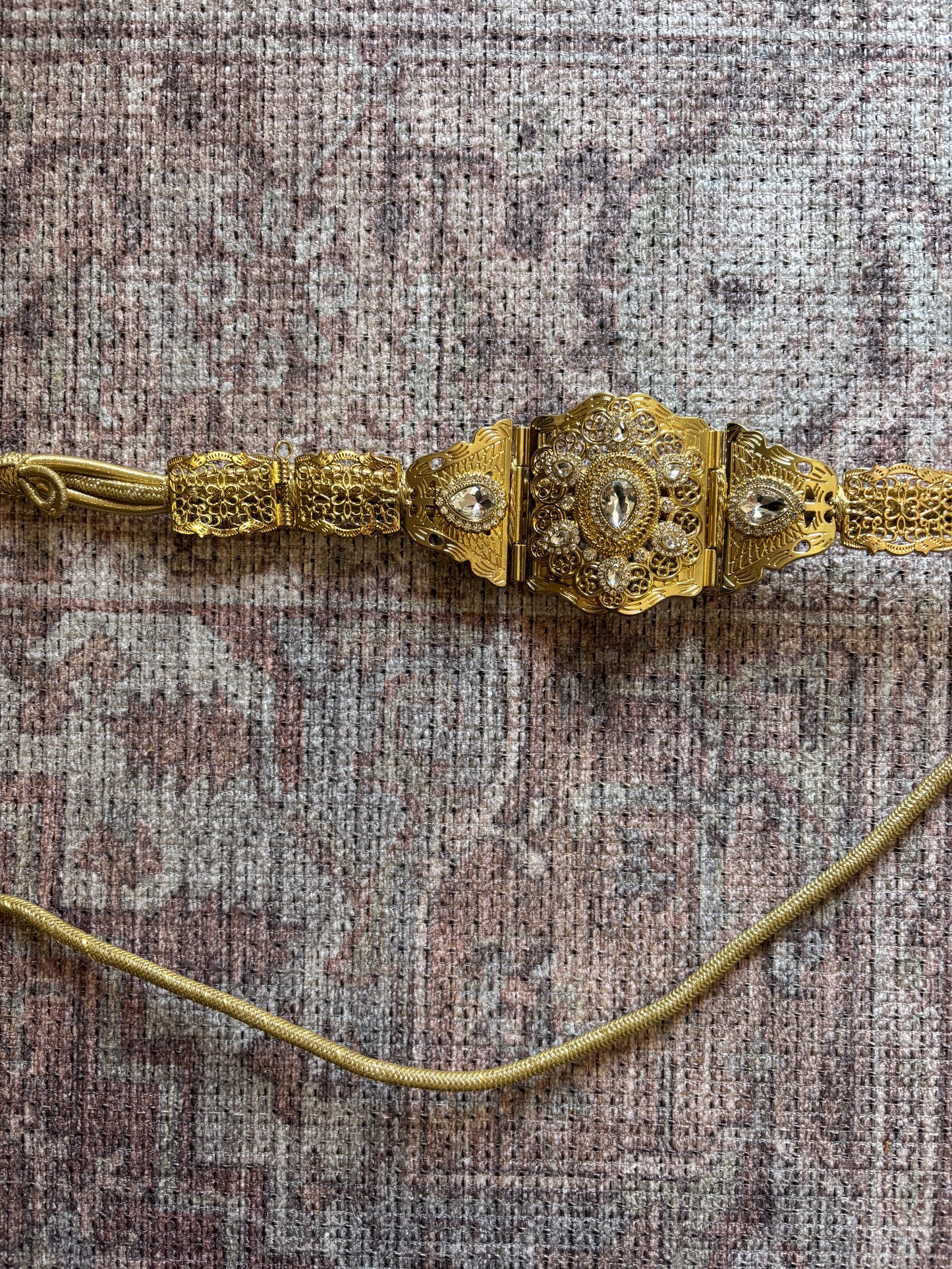 Ceinture blanche à corde