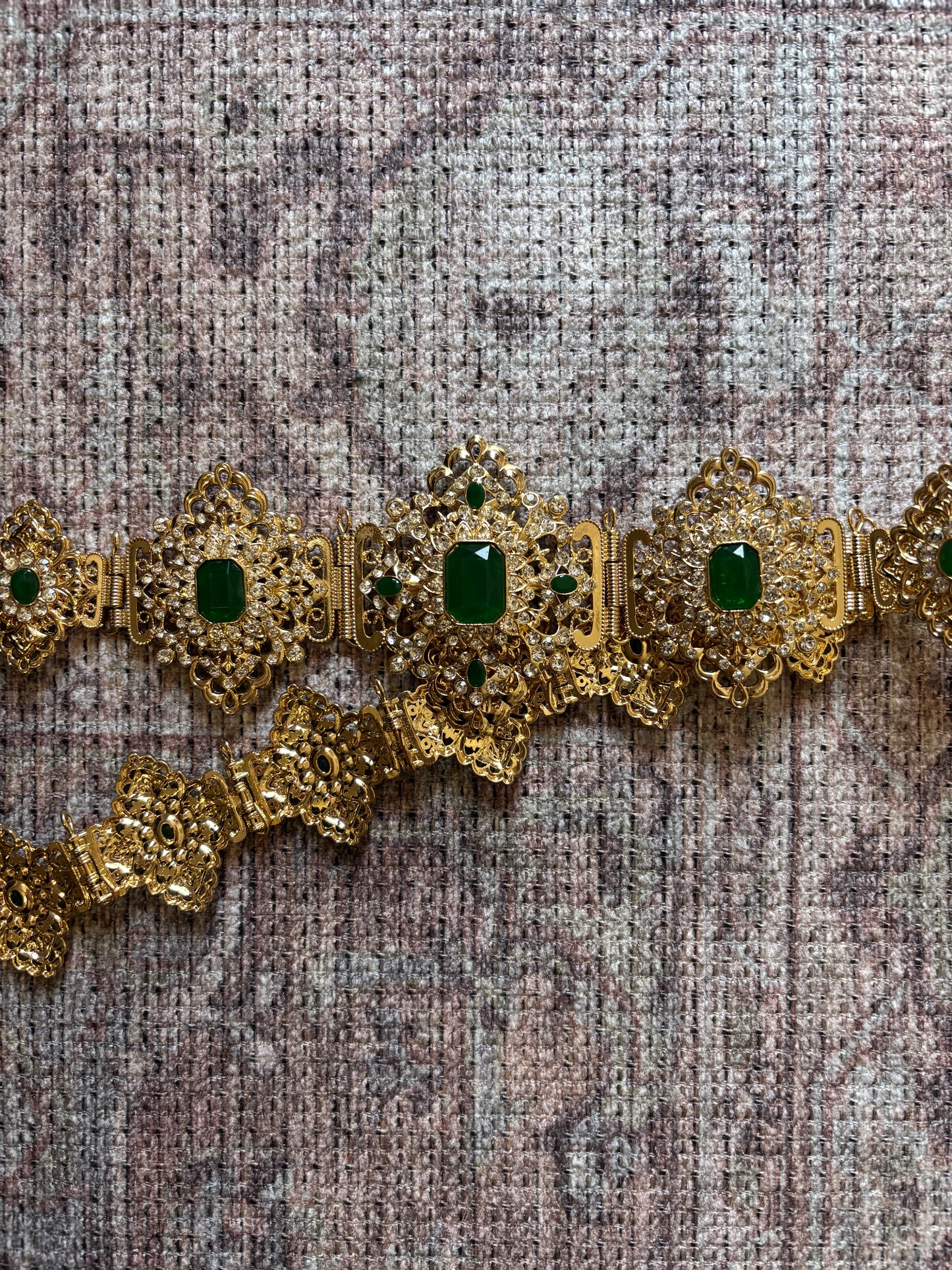 Ceinture losange verte
