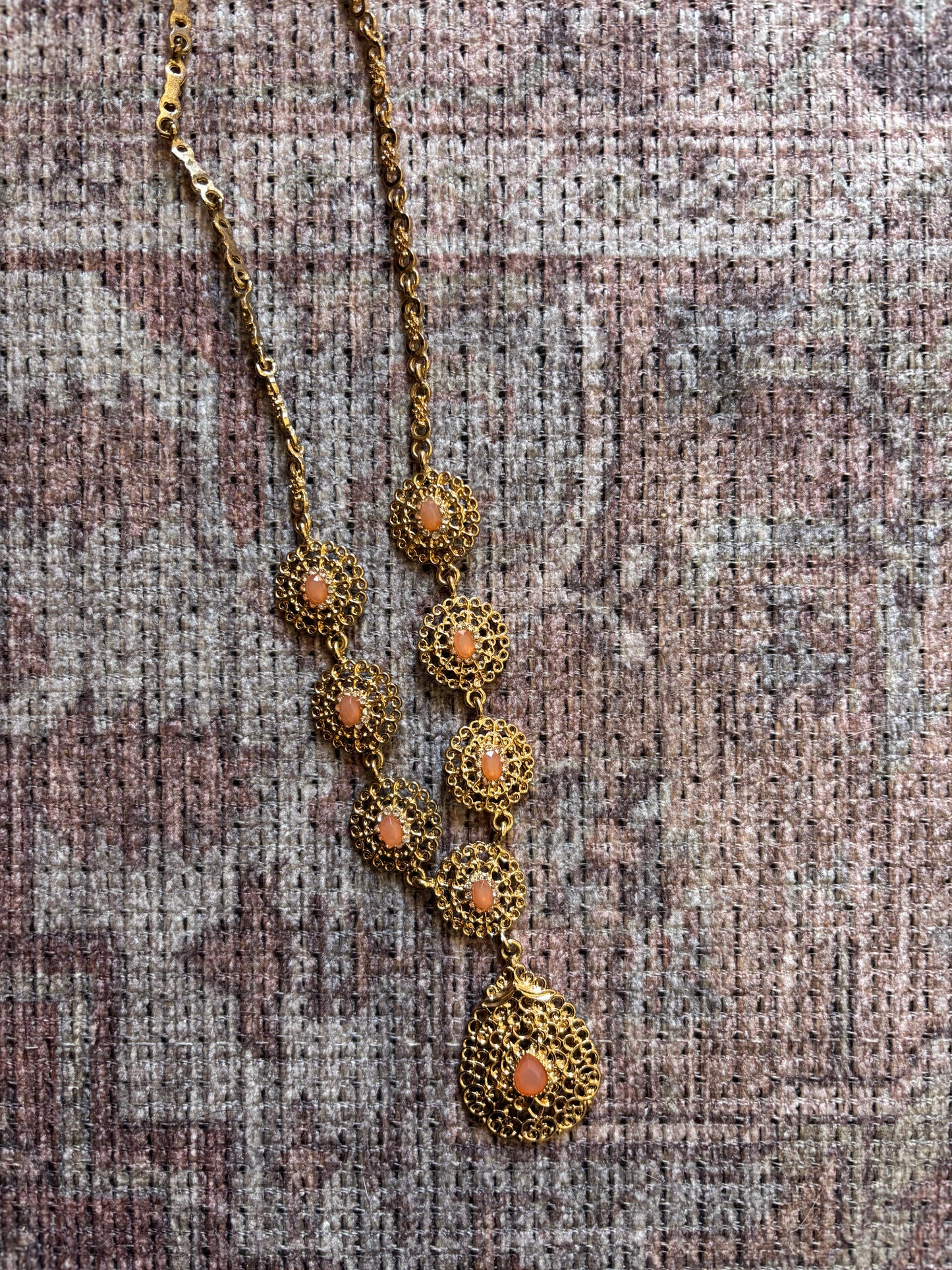 Pendantif orange pastel