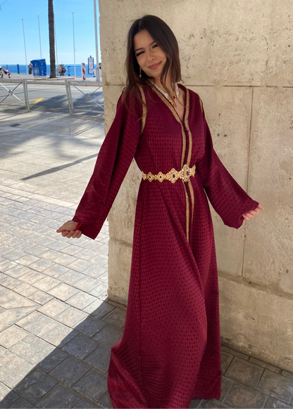 CAFTAN BORDEAU - MALAK