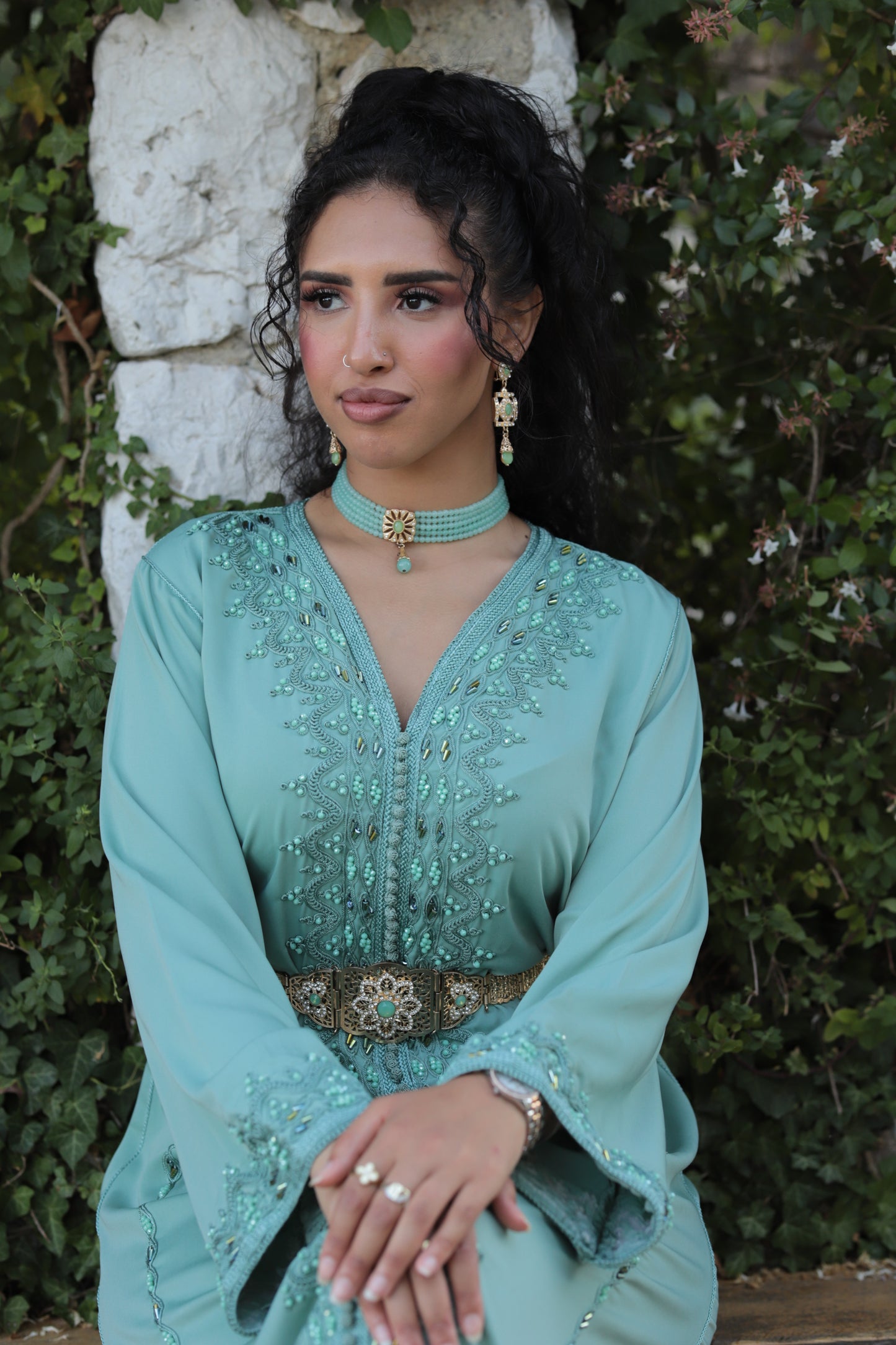 CAFTAN A PERLES - MANEL