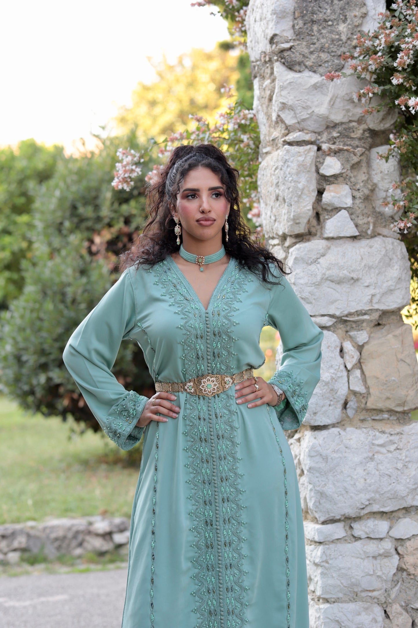 CAFTAN A PERLES - MANEL