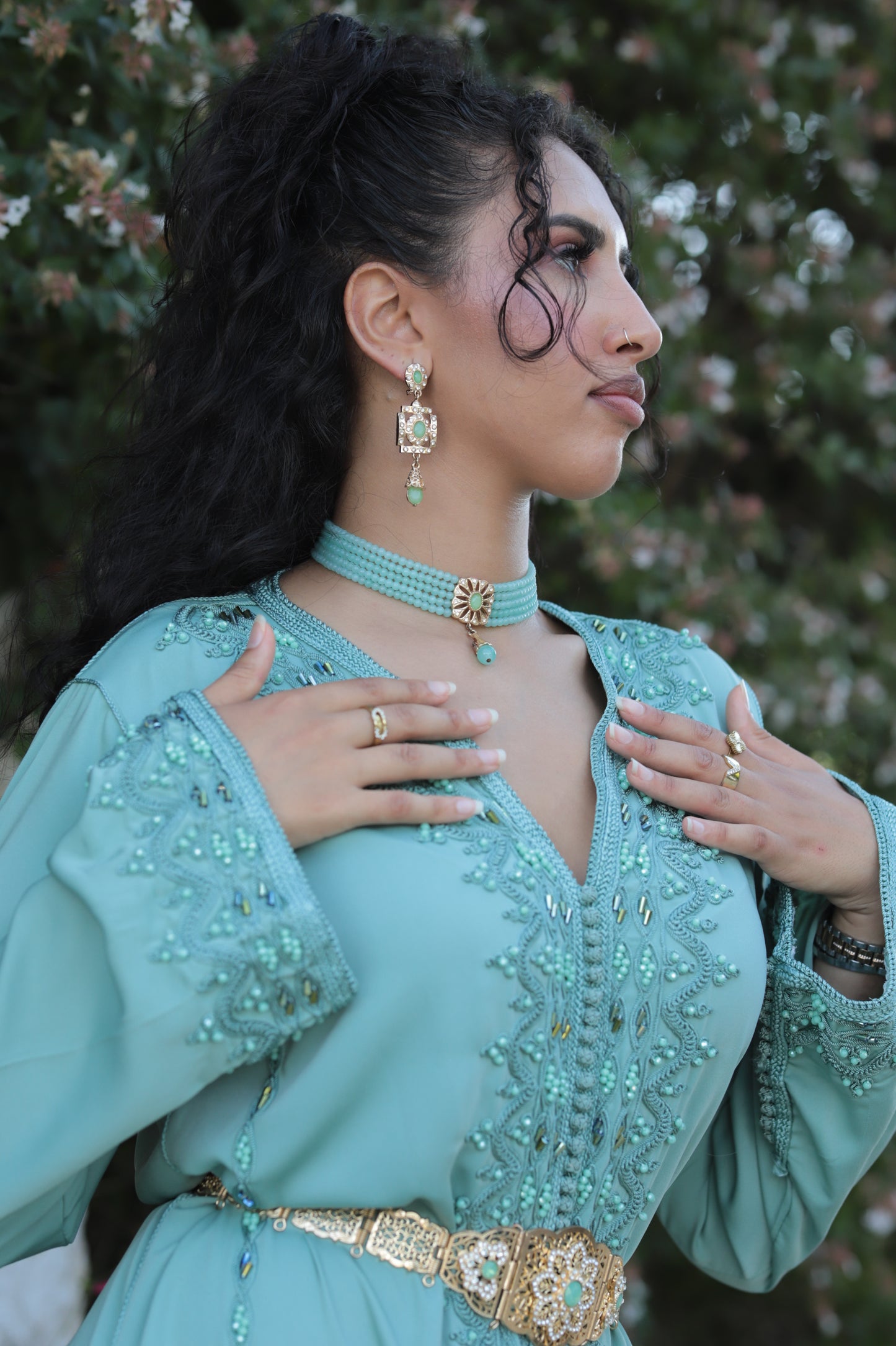 CAFTAN A PERLES - MANEL