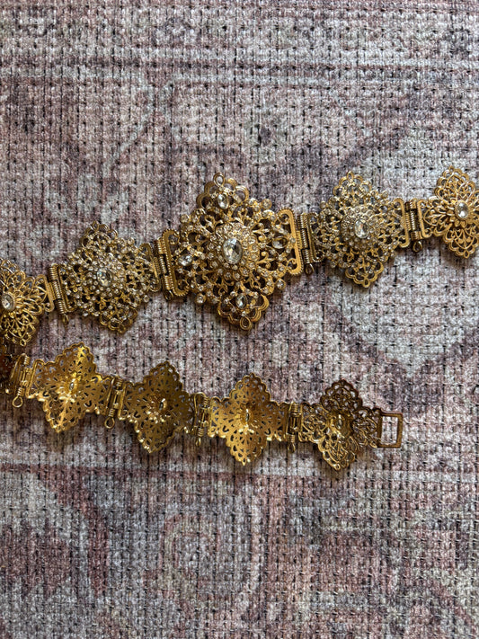 Ceinture losange blanche