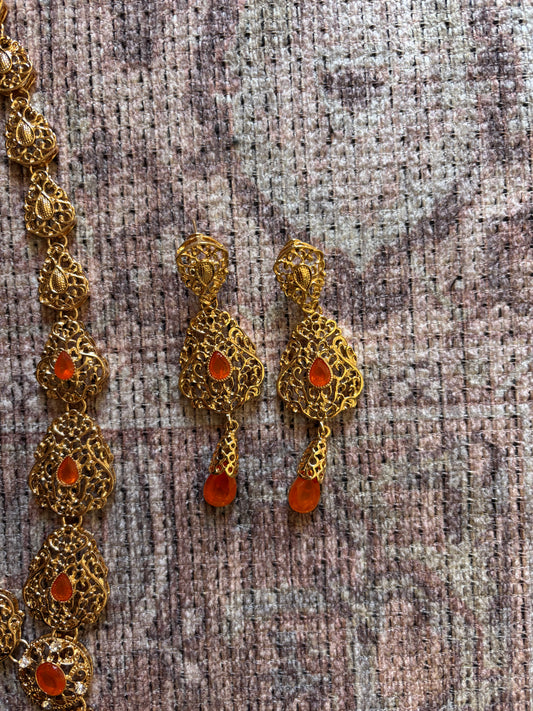 Boucles d'oreilles Orange