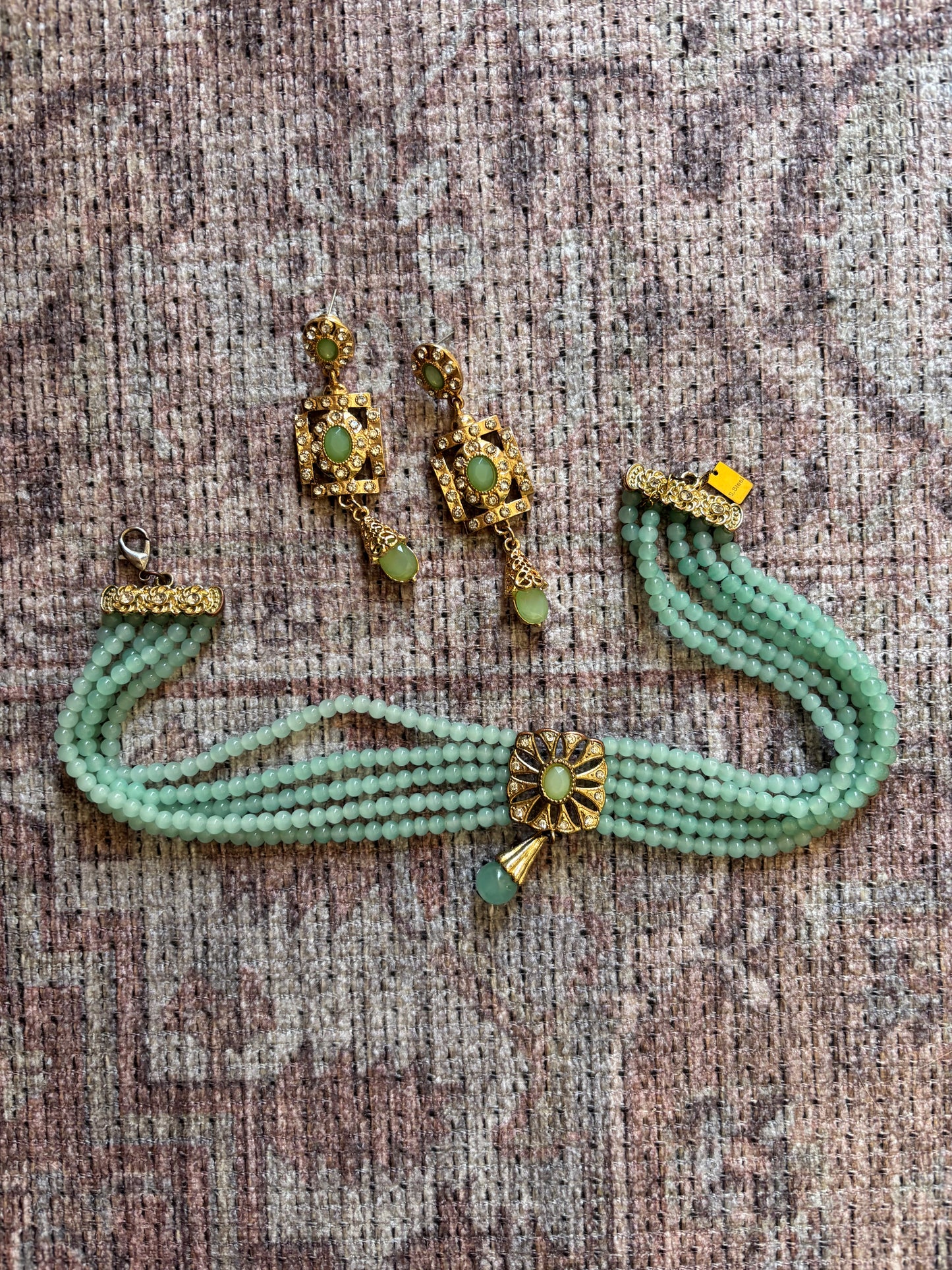Parure Vert d'eau